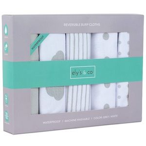 Reversible Burp Cloths